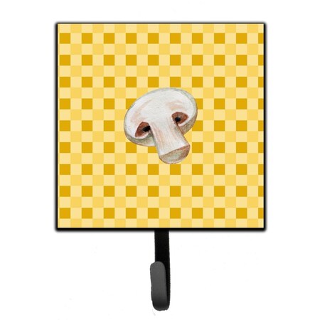 Jensendistributionservices Champignon Mushroom on Basketweave Leash or Key Holder MI1709625